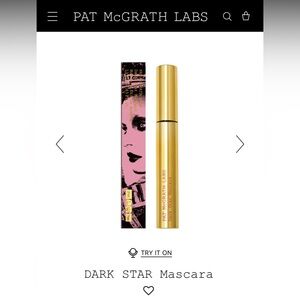 Pat McGRATH LABS mini dark star mascara black NEW $11 per mascara